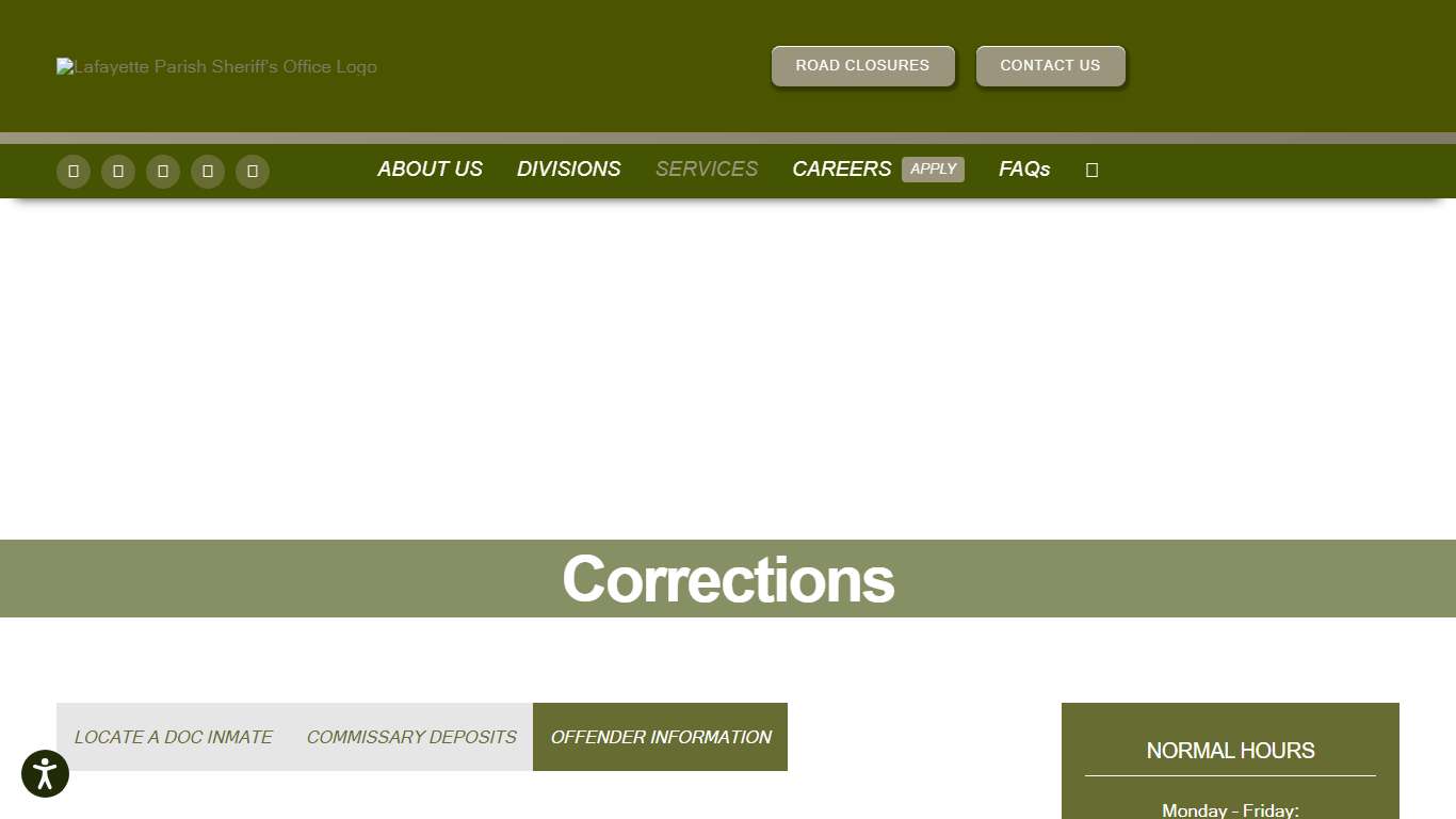 Offender Information Lafayette Parish Sheriff's Office